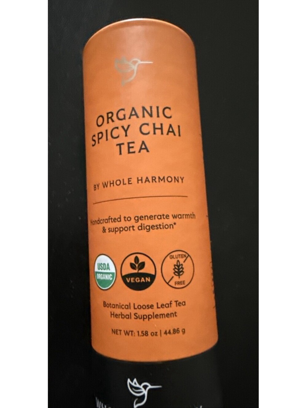 Whole Harmony Organic Spicy Chai Tea